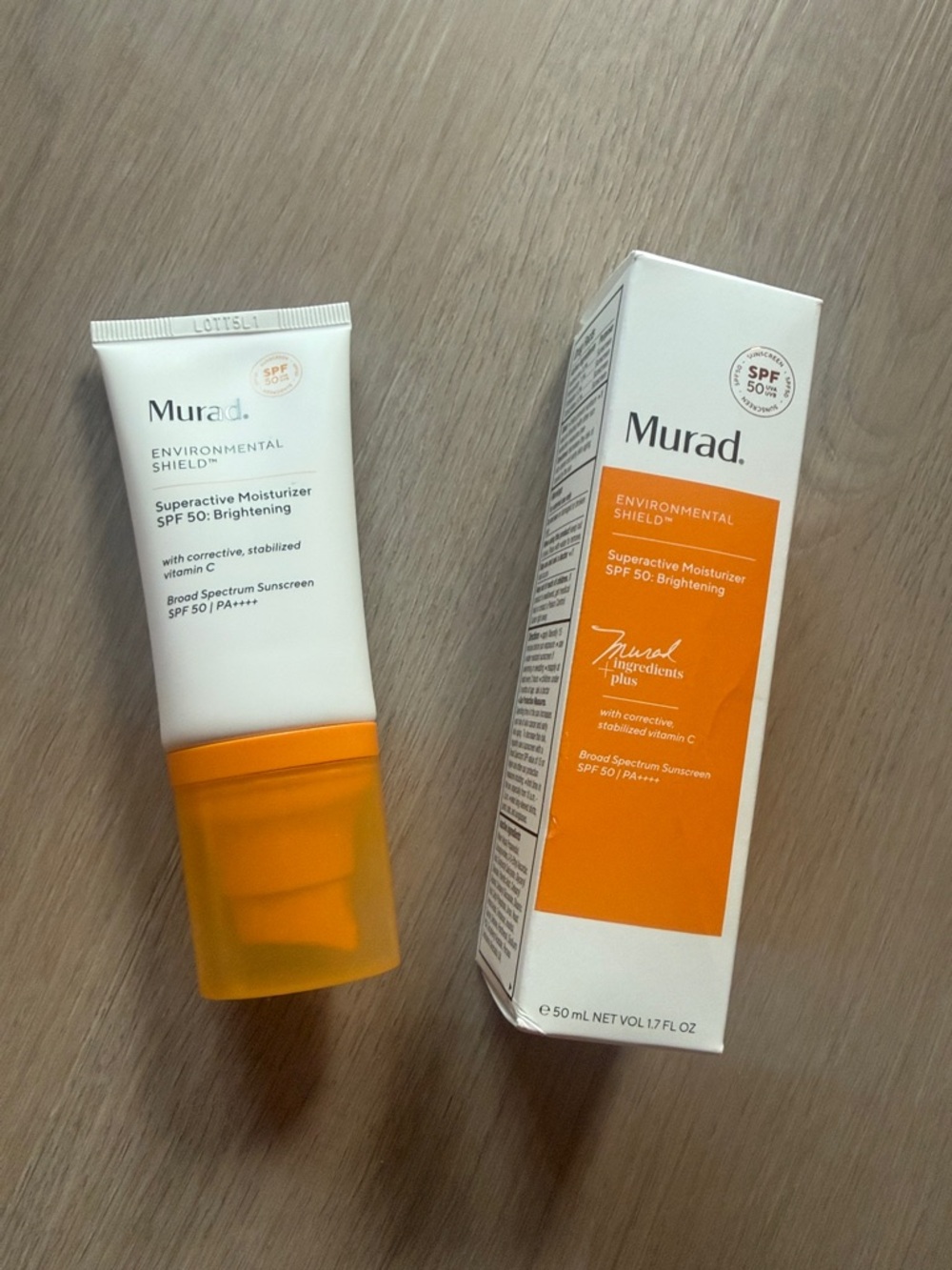 Murad Environmental Shirld Moisturizer SPF 50 Brightening - 1.7 Oz - NIB